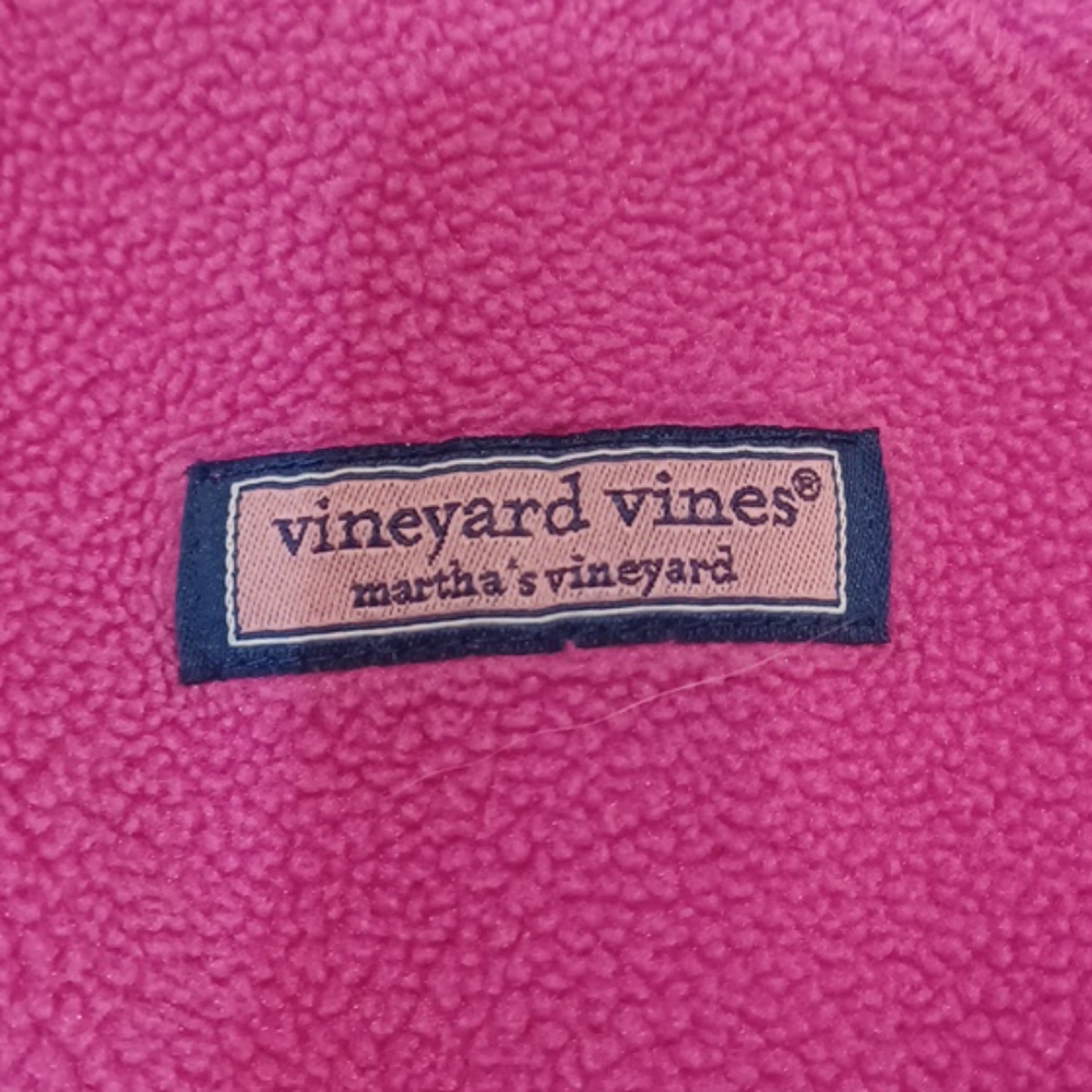 Vineyard Vines Pink Fleece Pullover - Picture 2 of 5